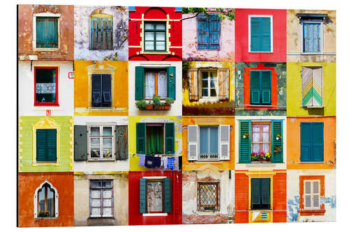 Tableau en aluminium Twenty Four Windows