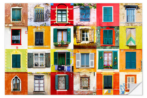 Muursticker Twenty Four Windows