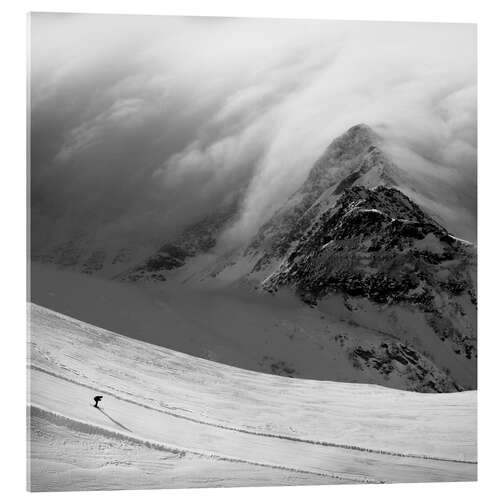 Akrylbilde Downhill Skiing