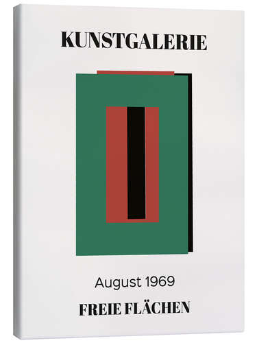 Stampa su tela Kunstgalerie, Freie Flächen 1969