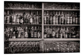 Magnettafel Bar mit Flaschen und Gläsern