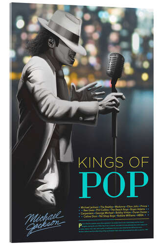 Acrylglas print Pop Music, Legend Series