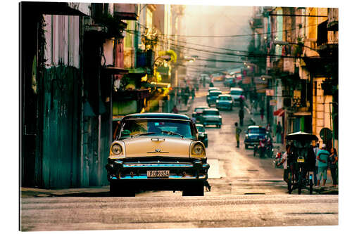 Gallery print Cuba, Street with a Car