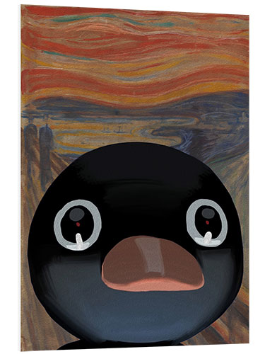 PVC-taulu The Scream - Terrified Noot Noot