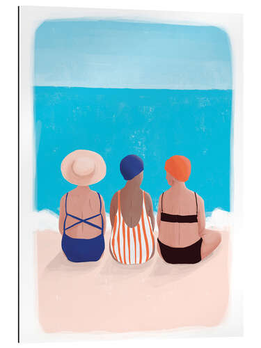 Gallery print Three Ladies at the Beach