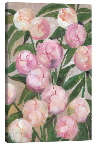 Canvas-taulu Painterly Peonies