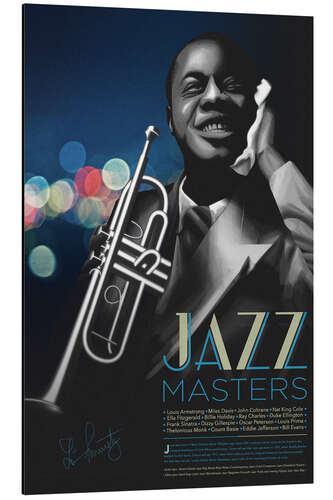 Aluminium print Jazz, Legend Series