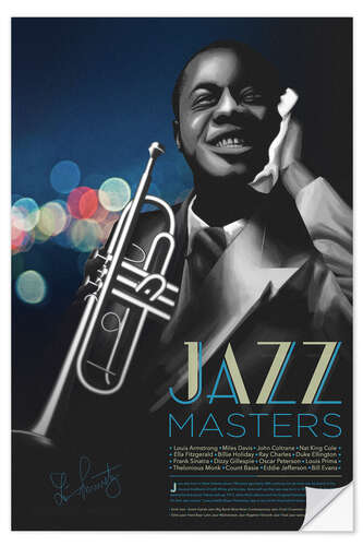 Sticker mural Jazz, Legend Series