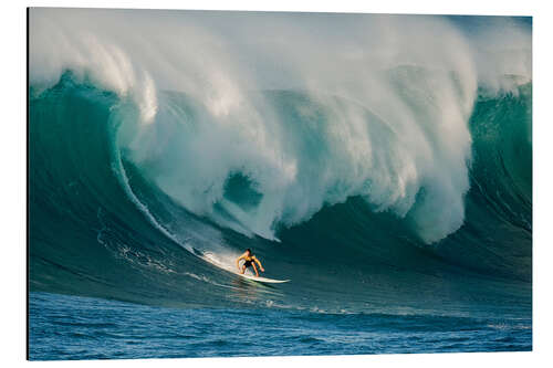 Aluminiumsbilde Surfer in a Wave