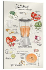 Gallery Print Gazpacho Rezept (spanisch)