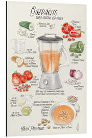 Magnettafel Gazpacho Rezept (spanisch)