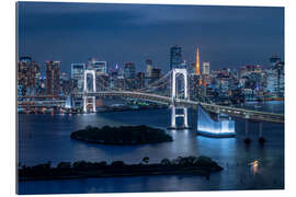 Gallery Print Regenbogenbrücke in Tokio, Japan