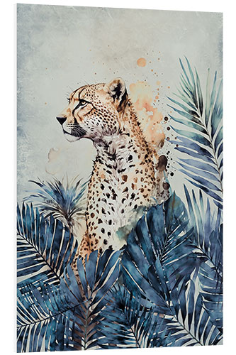 Tableau en PVC Cheetah Garden