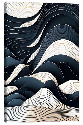 Canvas print Minimal Waves