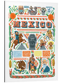 Magnettafel Die mexikanische Geschichte