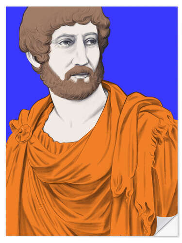 Selvklebende plakat Emperor Hadrian