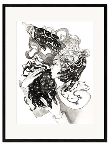 Gerahmter Kunstdruck Taste of Stardust