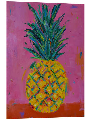 Acrylic print Pop Pineapple