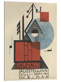 Tableau en plexi-alu Bauhaus Exhibition 1923, Card IX