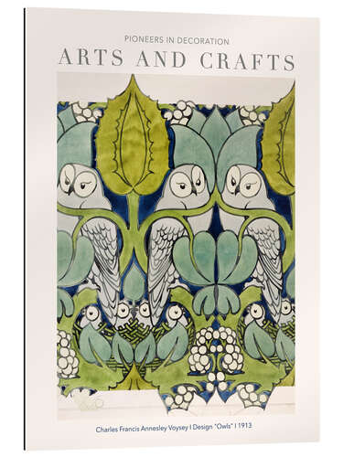 Galleriprint Arts and Crafts - Owls I