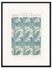 Gerahmter Kunstdruck Arts and Crafts - Grategus I