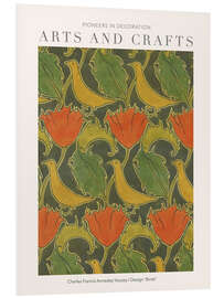 Foam board print Arts and Crafts - The Voysey Birds I