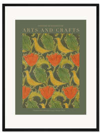 Gerahmter Kunstdruck Arts and Crafts - Die Voysey Vögel II