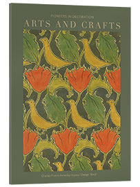 Tableau en plexi-alu Arts and Crafts - The Voysey Birds II