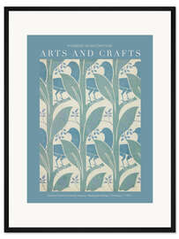 Gerahmter Kunstdruck Arts and Crafts - Grategus II