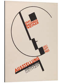 Magnettafel Ausstellung Bauhaus Weimar, Postkarte, 1923