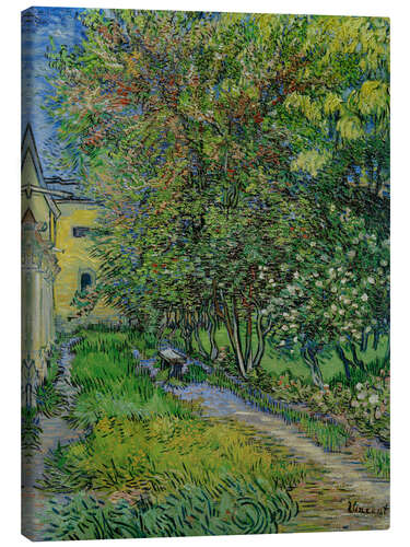 Canvas print Garden of Saint-Paul Hospital, 1889