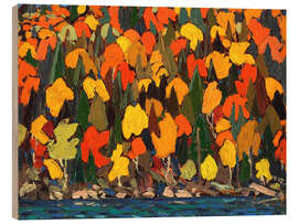 Wood print Autumn Foliage, 1915