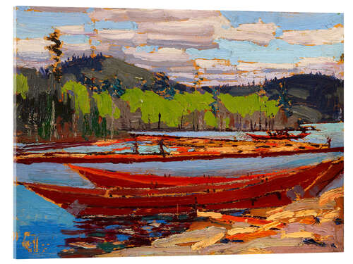 Acrylic print Boats, 1916