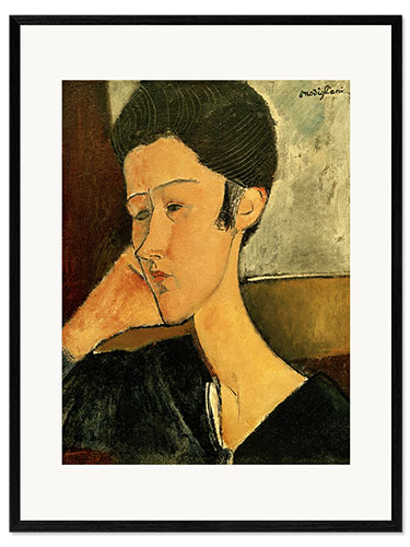 Inramat konsttryck Hanka Zborowska, 1917