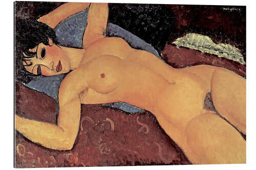 Galleritryck Sleeping Nude with Arms Open (Red Nude), 1917