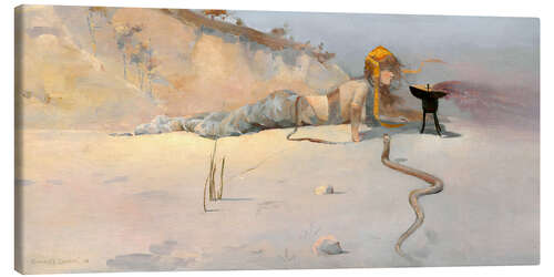 Lienzo Hot Wind, 1889