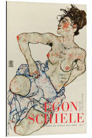 Magnettafel Kneeling Female Half Nude, 1917