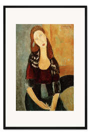 Gerahmter Kunstdruck Jeanne Hébuterne seated, 1918