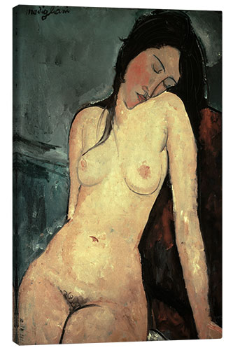 Obraz na płótnie Female Nude, 1916