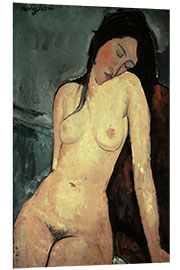 Hartschaumbild Female Nude, 1916