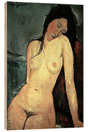 Puutaulu Female Nude, 1916