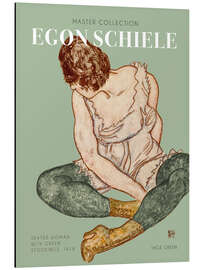 Magnettafel Seated Woman With Green Stockings, 1918