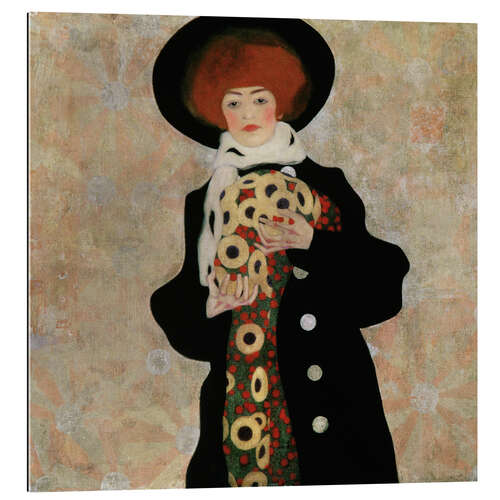 Galleritryk Portrait of a woman with a black hat, 1909