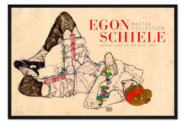 Gerahmter Kunstdruck Woman Lying on Her Back, 1914