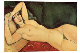 Foam board print Reclining Nude, 1917