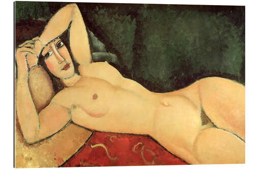 Cuadro de plexi-alu Reclining Nude, 1917