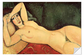 Självhäftande poster Reclining Nude, 1917