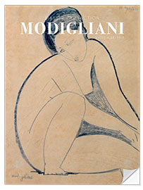 Autocolante decorativo Seated Nude, 1918