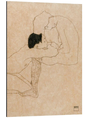 Cuadro de aluminio Lovers, 1909