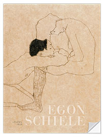 Selvklebende plakat Lovers, 1909